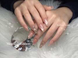 マグネット×リボン