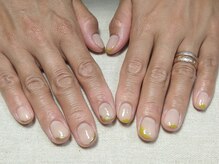 ケイアイエムネイル(KIM nail)/変形ニュアンスフレンチ♪