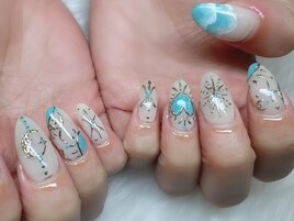 手書きアートネイル