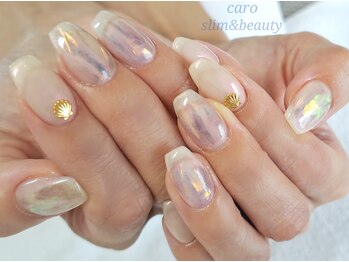 ミラーフィルムネイル