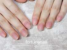 フォルトゥーナ 神田(Fortuna)/自爪育成　自爪風マットネイル
