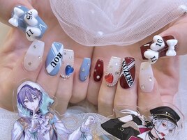 推しネイル 生誕ネイル