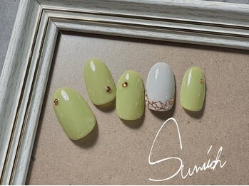 サンリッチ 恵比寿(Sunrich)/爪が薄い方必見/爪育ネイル