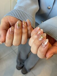 チェック×ハート