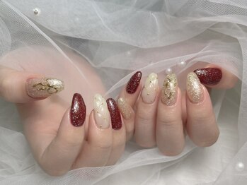 リボンキルティングネイル