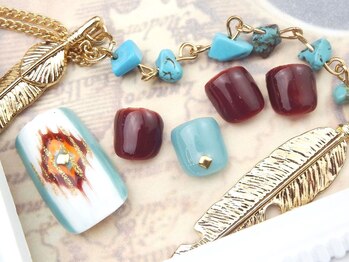 ネイルズガッシュ 大森駅前店(NAILs GUSH)/*エスニックフット*