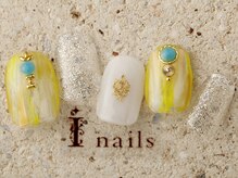 アイネイルズ 町田店(I nails)/サマーイエローネイル 9480円
