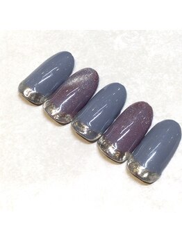 ライト ネイルズ ニシノミヤ(light nails NISHINOMIYA)/上品ネイル☆