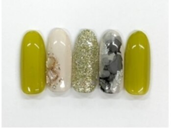 ディーネイル 四条烏丸(D-nail)/16番　2021春デザインコンテスト