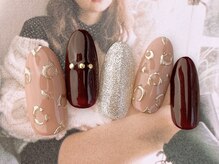 ネイルサロンフォーユー(for u)/ミラーレオパード　¥6980