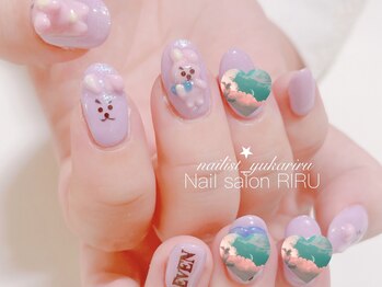 リル(RIRU)/キャラクターネイル/3Dネイル