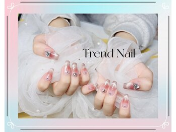 トレンドネイルスタジオ(Trend Nail Studio)/弊店の看板デザイン