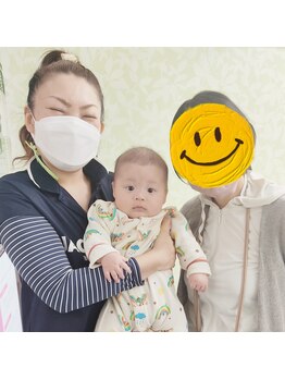 かおりビューティサロン/ママさんとお子さま一緒のお写真
