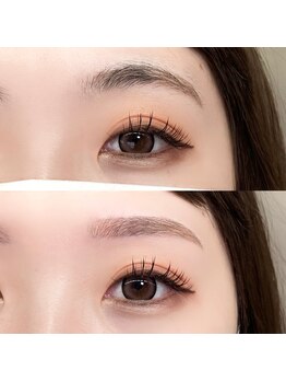 チルアンドアイ 千葉駅前店(Chill&Eye)/美眉スタイリング/BeforeAfter