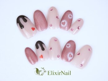 エリクサーネイル 神田(Elixir Nail)/シンプル/クーポン使用