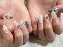 キャッツアイ東京 新宿店(Cat's eye TOKYO)/ツイードネイル