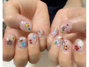 ネイルアンドエピサロン ラピス(Nail & Epi Salon Lapis)/クリアネイル