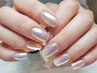 【Jrネイリスト】HAND◇オーロラミラーorクロムミラーワンカラー【￥5300】