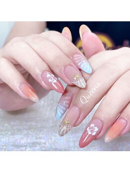 クイーンズビューティーサロン 歌舞伎町店(Queen's beauty salon)/チップ長さ出し10本やり放題