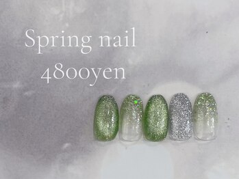 キャンアイドレッシー 草加店(Can I Dressy)/春ネイル