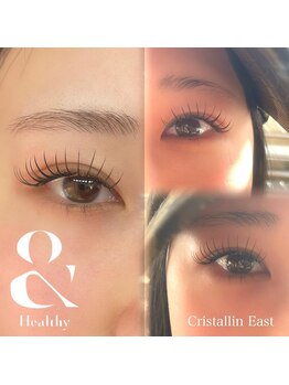 クリスタランイースト(Cristallin East)の写真/話題沸騰中【&healthy】導入店！最新トレンドを取り入れてる当店であなたもぱっちり目元をGETしよう★