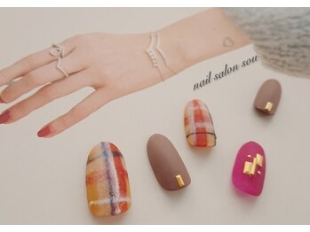 ネイルサロン ソウ 心斎橋店(Nail Salon Sou)/ブランケットＮａｉｌ♪