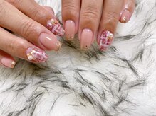 モグネイル(Mogunail)/やり放題コース　ツイードネイル