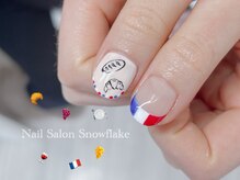 スノーフレーク(Snowflake)/持ち込みデザイン♪手描きアート