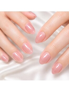 ホワイトネイル 難波店(WHITE NAIL)の写真/《韓国発＊トレンド》話題の韓国ジェルを使用したナチュラルで洗練されたネイルデザイン◎［難波/なんば］