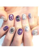 グラマラス アンジェアイ 荻窪店(glamourous ange eye)/パープルネイル