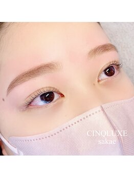 サンクリュクス 栄店(CINQ LUXE)/【 まつげパーマ×眉毛WAX 】