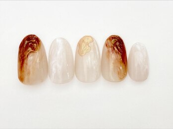 ネイルサロン アビー グランデュオ蒲田店(abbie)/もやもやニュアンス¥13,002