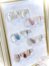 ボガスティーズネイル 鶴見店/オーロラフィルム　クリアベース