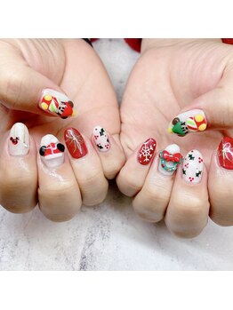 爪屋べっぴん堂/クリスマスネイル