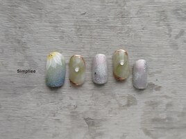 【ハンド】フラワーネイル