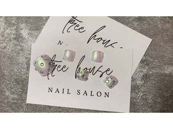 ツリーハウスネイル(tree house nail)/フット定額¥7300