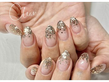 クリア(Clear)/グリッターラメグラデーション