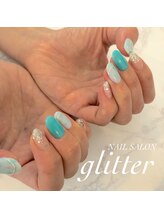 ネイルサロン グリッター(NAIL SALON glitter)/初夏ネイル