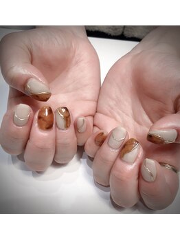 クリスタルネイルサロン(Crystal Nail)/べっ甲ネイル