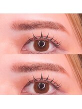ファブアイラッシュ(f ab .eyelash)/アイブロウ/韓国っぽ平行眉◇