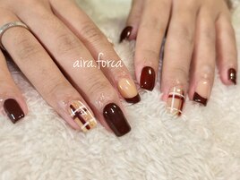 チェックネイル