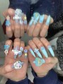 エンネイル 池袋店(en nail) 持ち込みデザイン時間内で盛り盛りネイルにします!