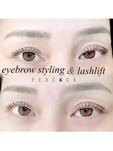 ピーコック(peacock)/アイブロウandまつ毛パーマ