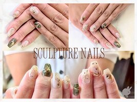 【スカルプ+持ち込みデザイン】