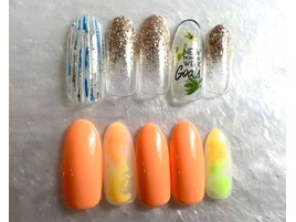 定額トレンドニュアンスネイル