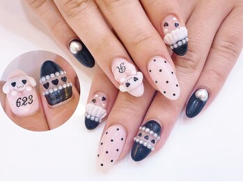 ネイルコレクション ピンク(Nail Collection Pink)/ジェル放題+キャラ★シナモン♪