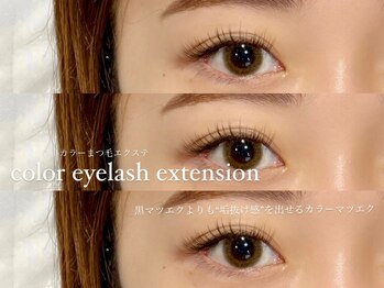 クレセント アイアンドネイル 三軒茶屋(Crescent Eye&Nail)/フラットカラーエクステ