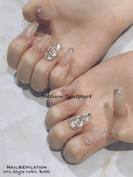エムズスタイル ネイルバー(M's Style NAIL BAR)/guest nail