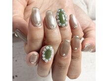 ヘアーアンドネイル ルシア(Hair&Nail Lucia)/シンプル可愛い冬ネイル！