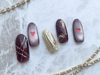 キャッツアイ東京 新宿店(Cat's eye TOKYO)/バレンタインネイル